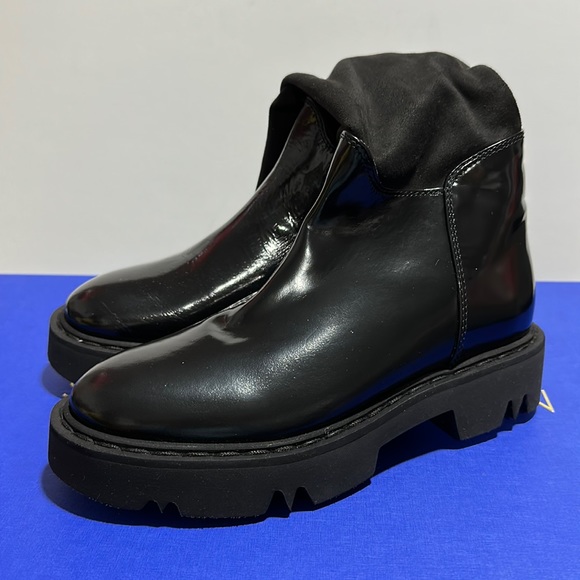 🔥🔥🔥NEW Aquatalia Hillaria Leather & Suede Knee High Boots - Picture 9 of 14